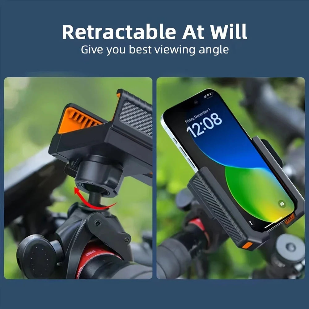Stevige telefoonhouder voor het stuur