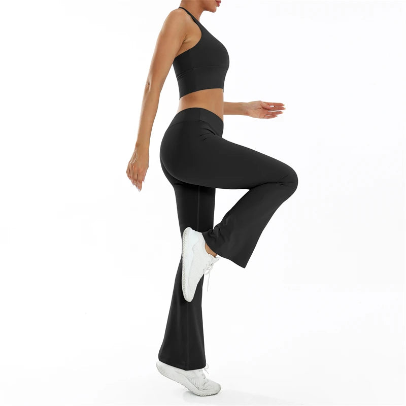Yogaset met flared legging - afbeelding 27