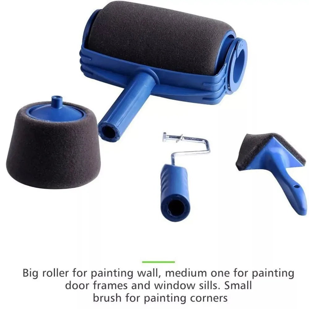 Verfroller set met verlengbare steel