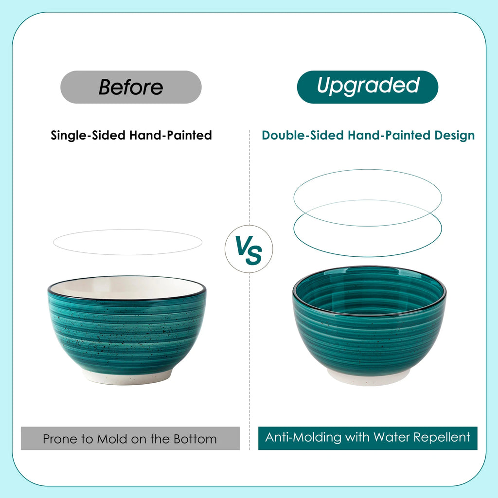 vancasso 24-delig Servies Set Groen Spiraal