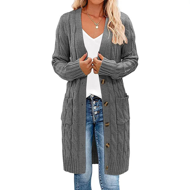 Losvallend gebreid vest