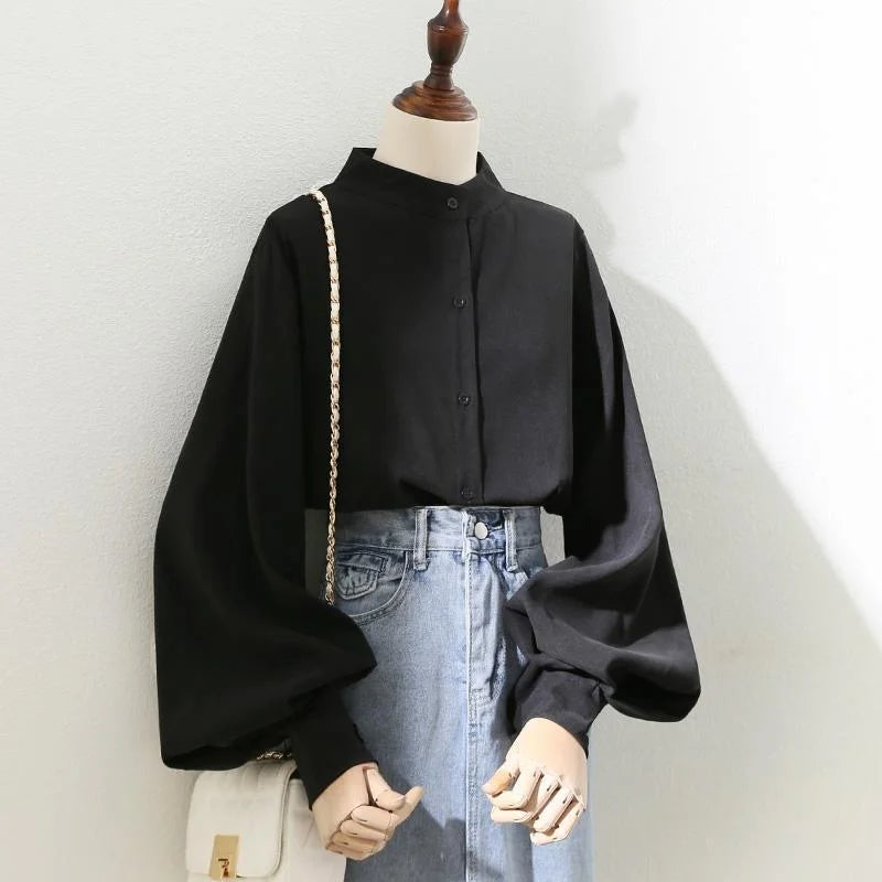 Blouse met ballonmouwen - afbeelding 16