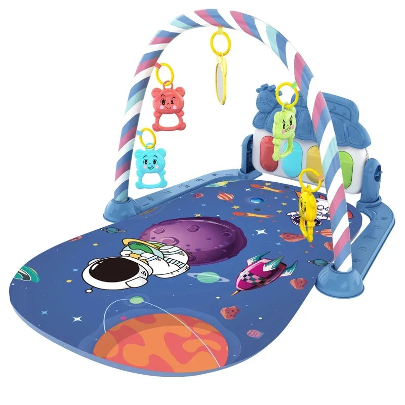 Baby activity gym met muziekpiano en speelmat