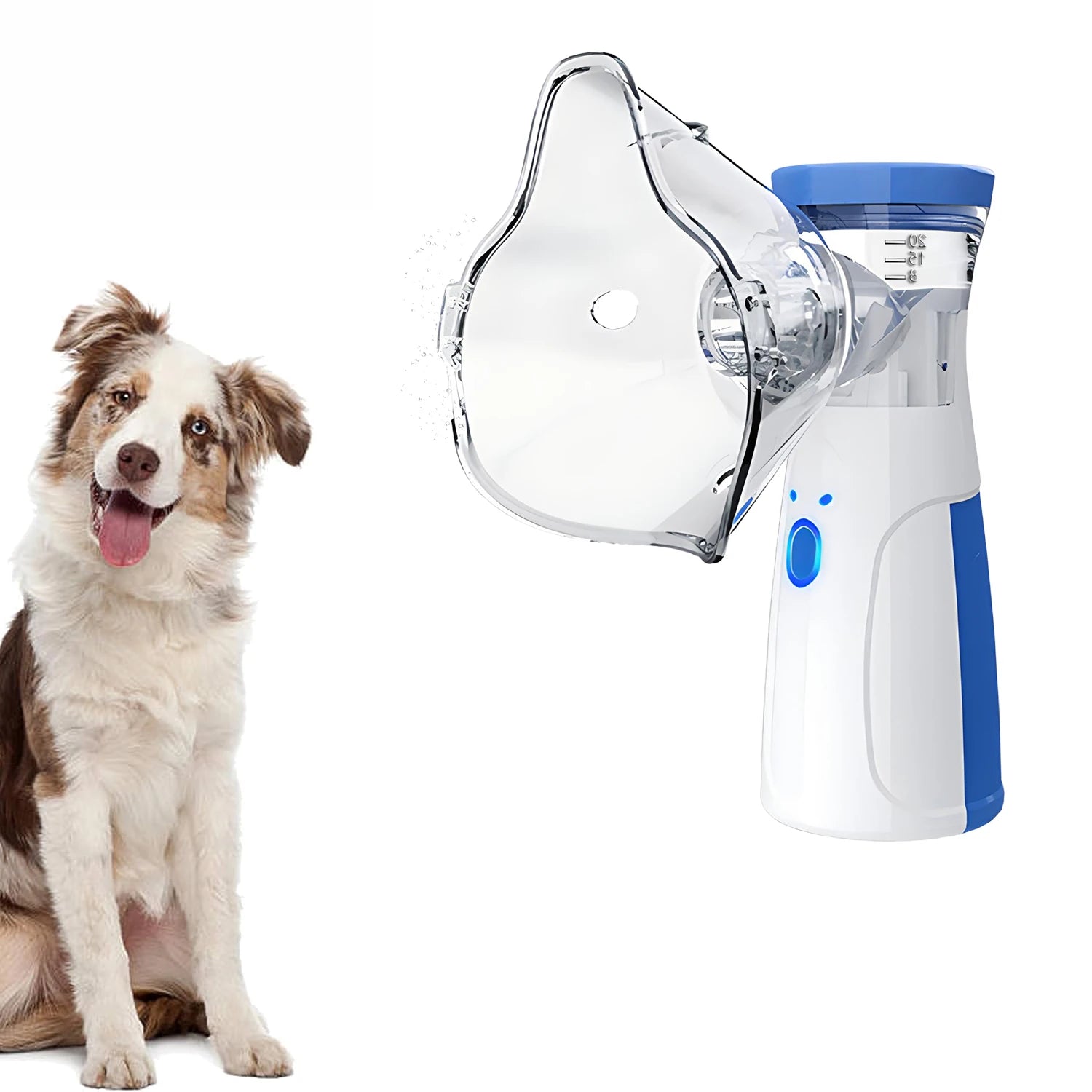 Inhalator voor huisdieren met ademhalingsproblemen