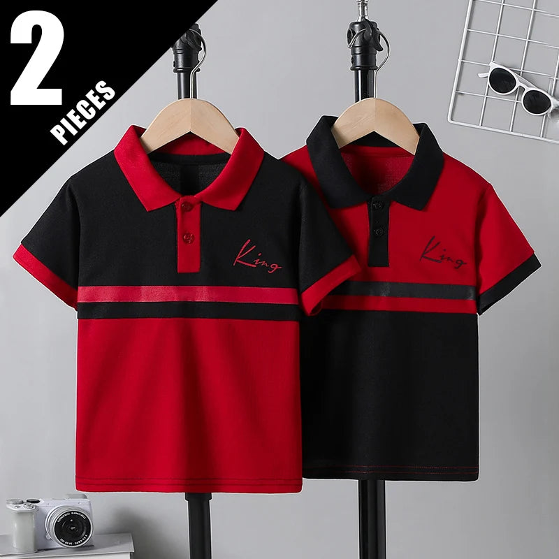 Gestreepte POLO kindershirts