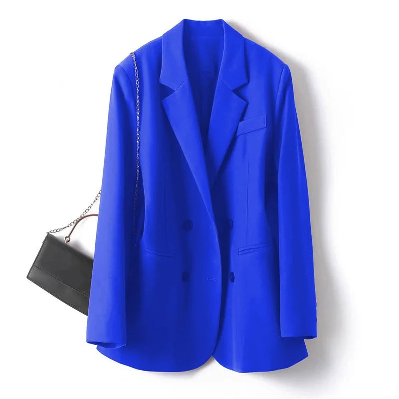 Dubbelrijige Blazer met Omslagkraag - afbeelding 2