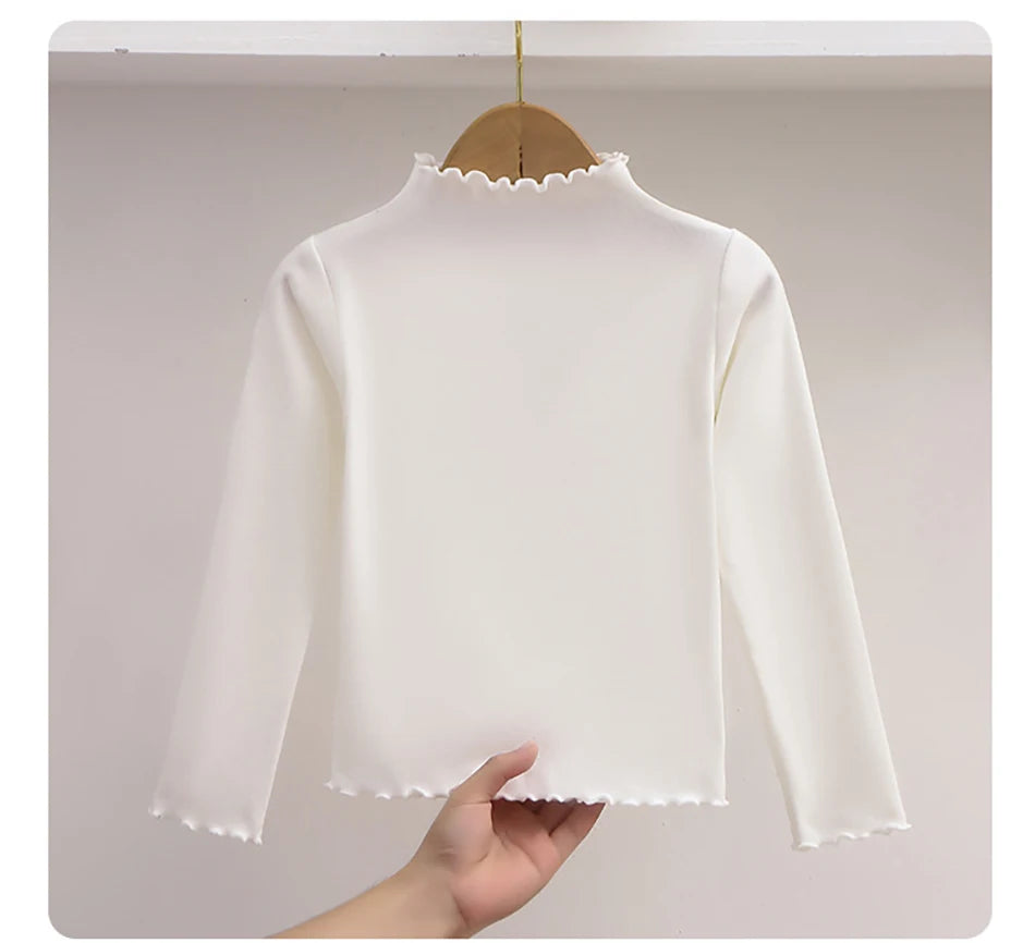 Meisjesshirt met ruchekraag - afbeelding 8