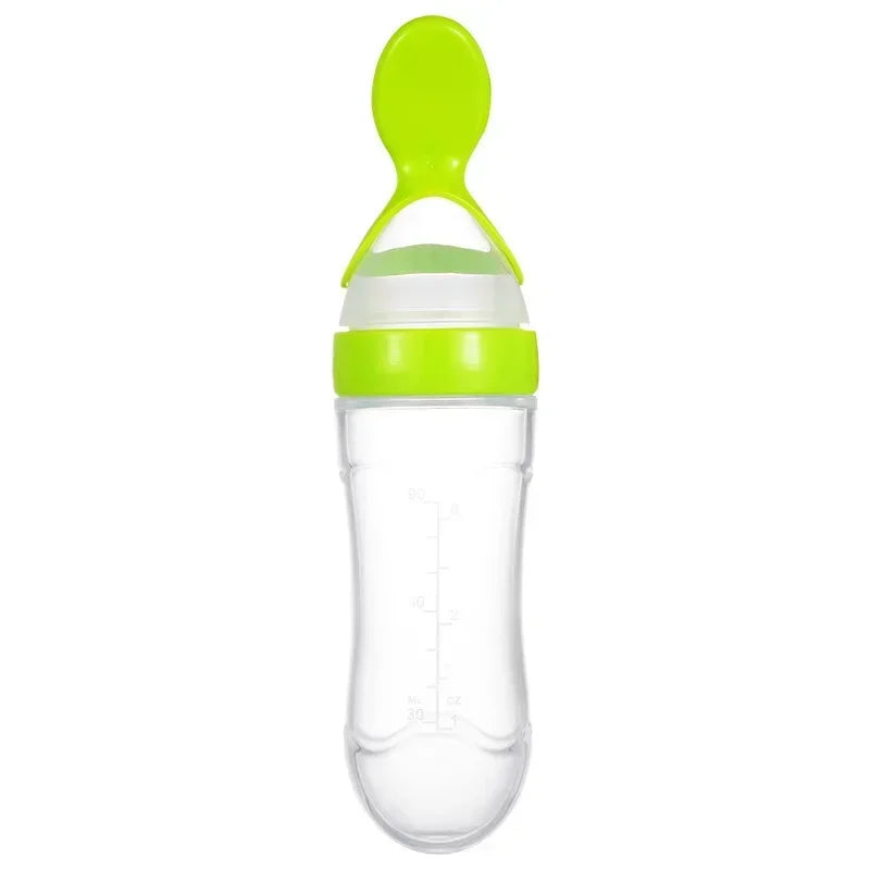 BPA-vrije voedingsfles met lepel