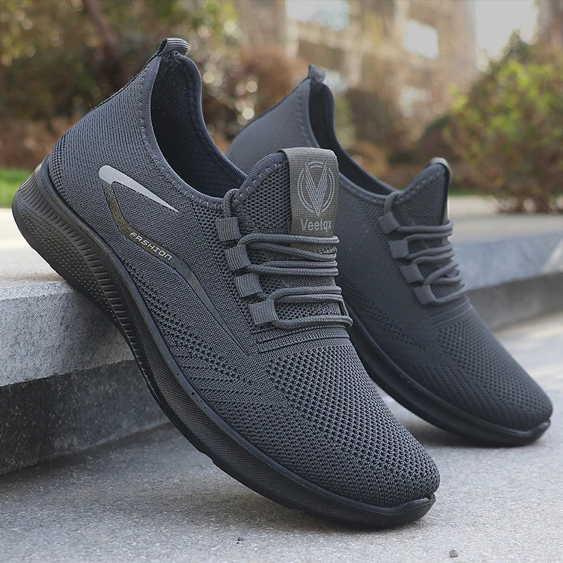 Lichte herensneakers met veters - afbeelding 12