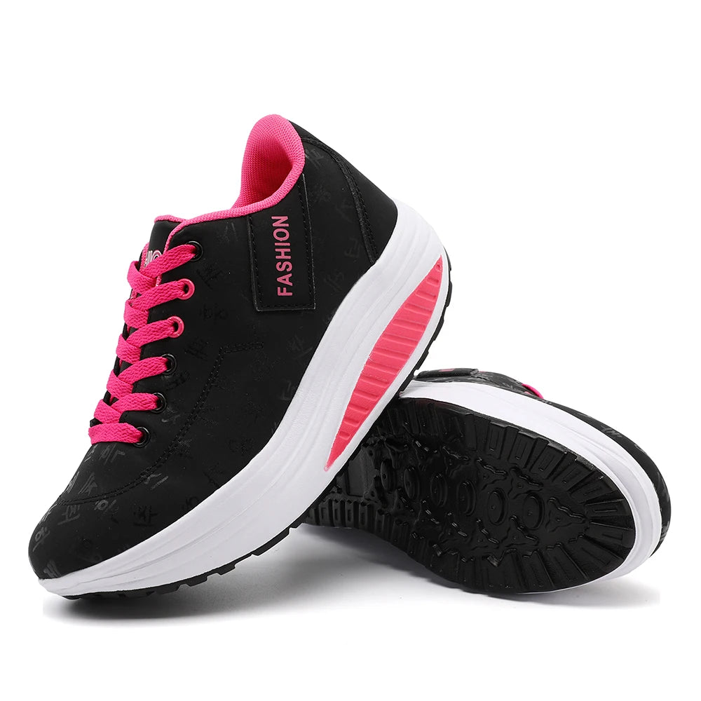 Damessneakers met sleehak - afbeelding 5