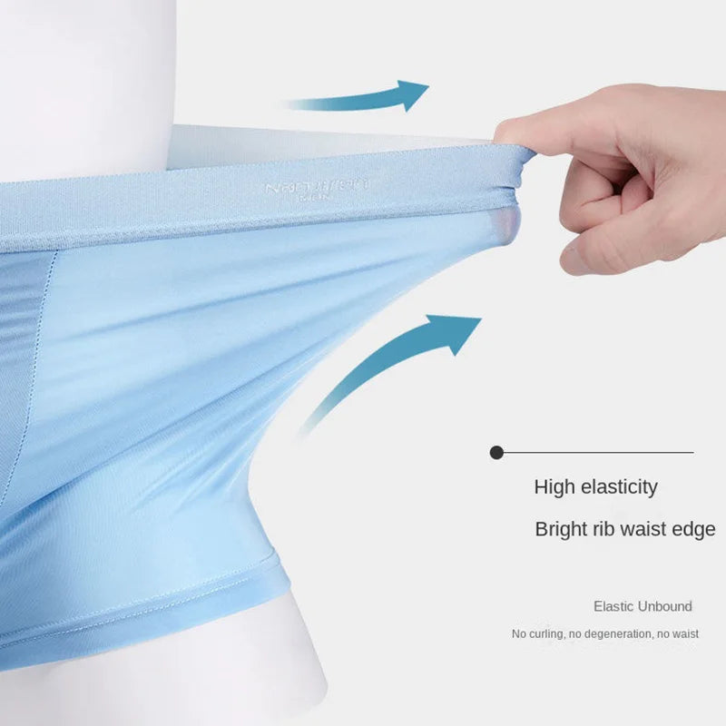 Boxershorts, zijdezacht materiaal (set van 4)