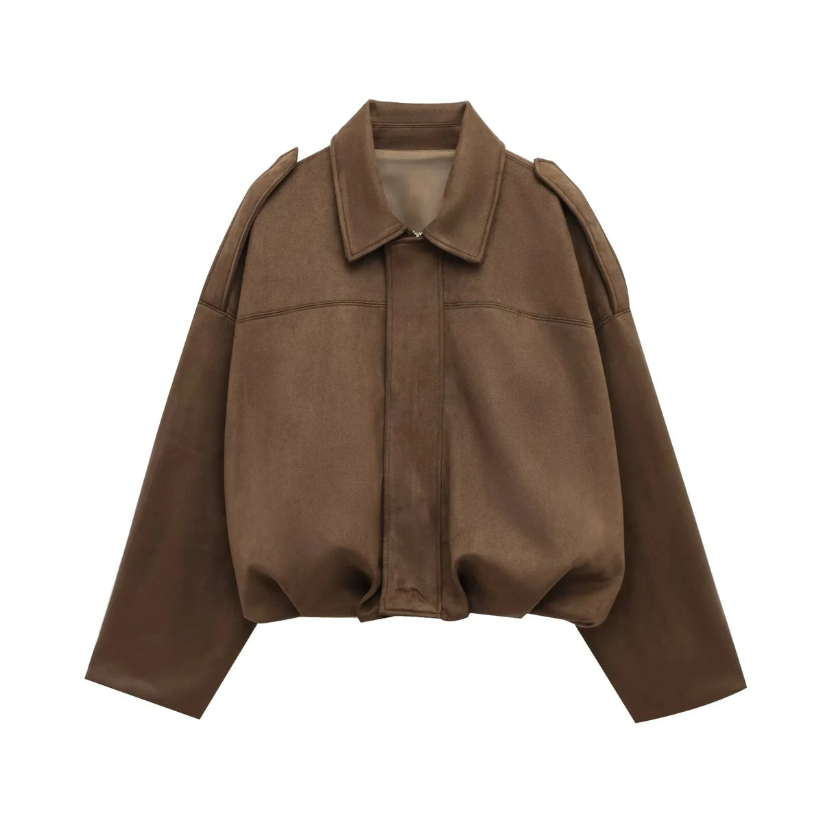 Suède-look jack met vleermuismouwen - afbeelding 29