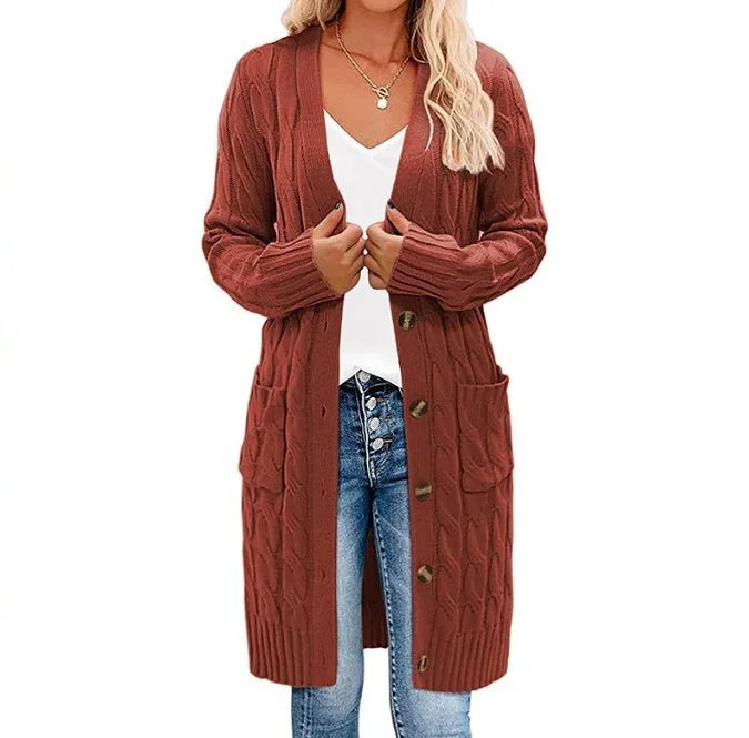 Losvallend gebreid vest