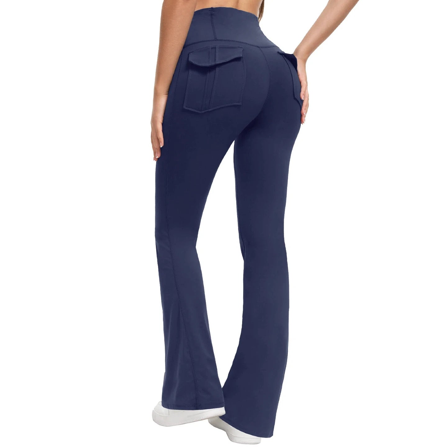 High waisted flared yoga pants voor dames