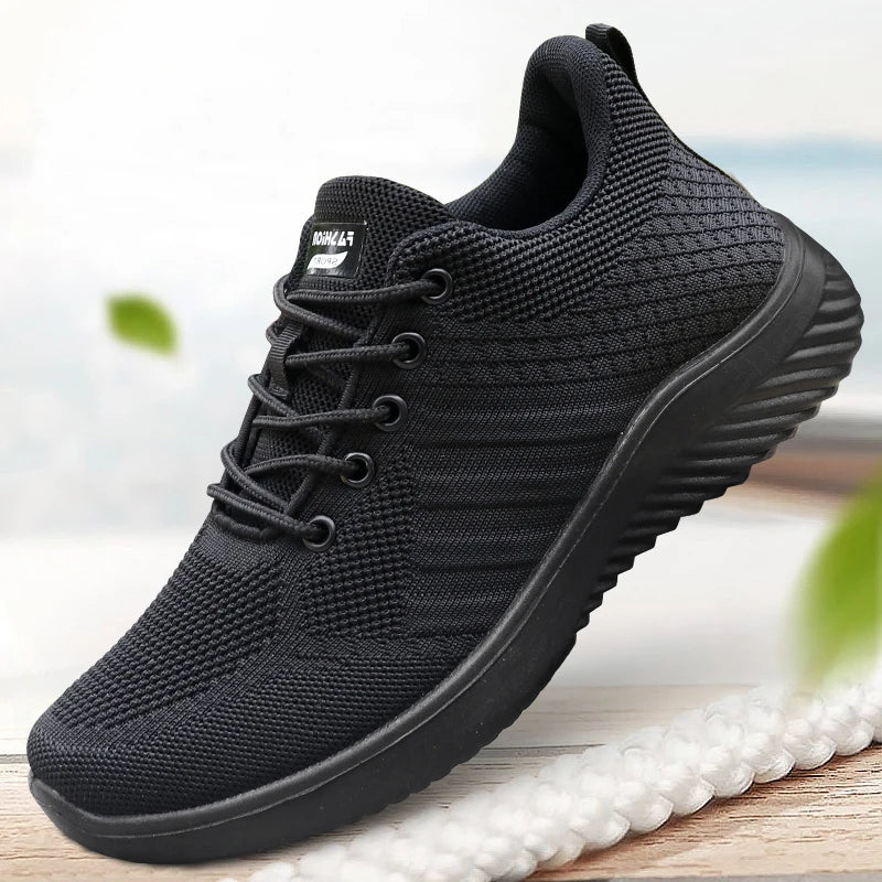 Ademende gebreide herensneakers - afbeelding 11