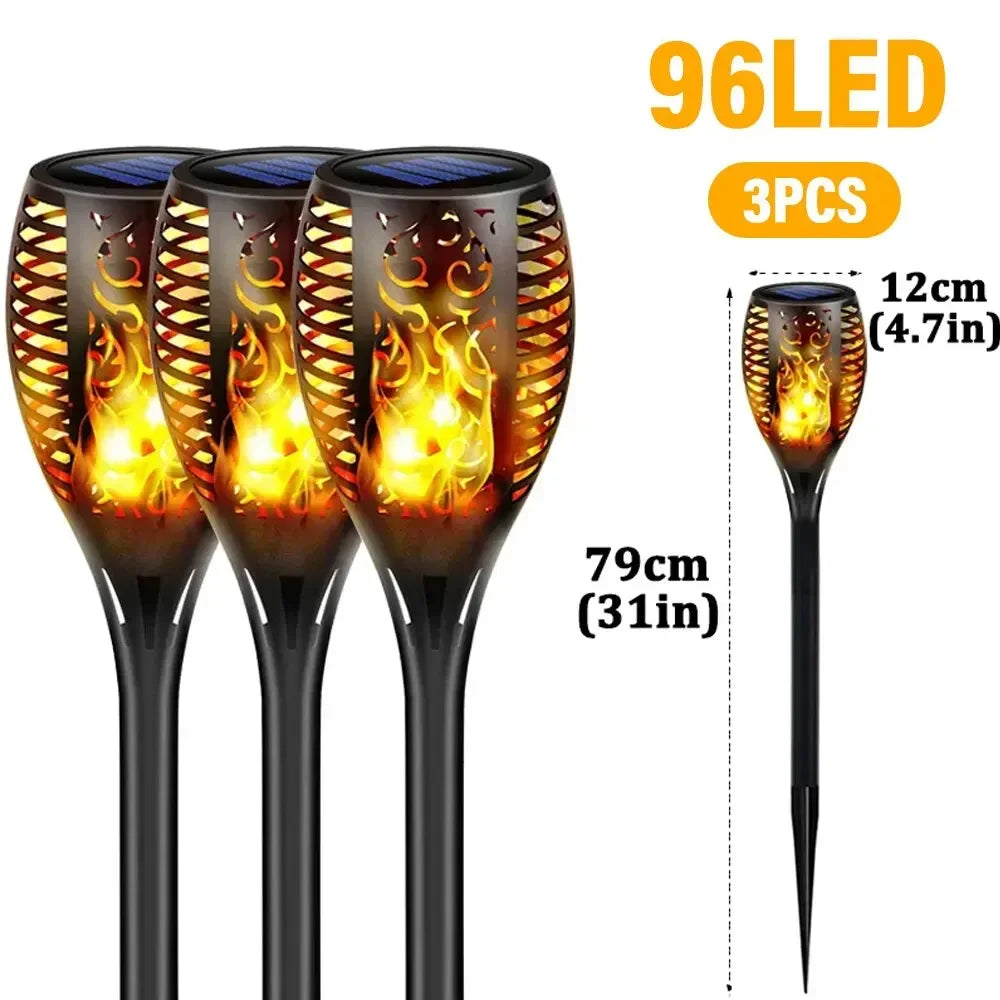 Solar fakkellampen voor de tuin