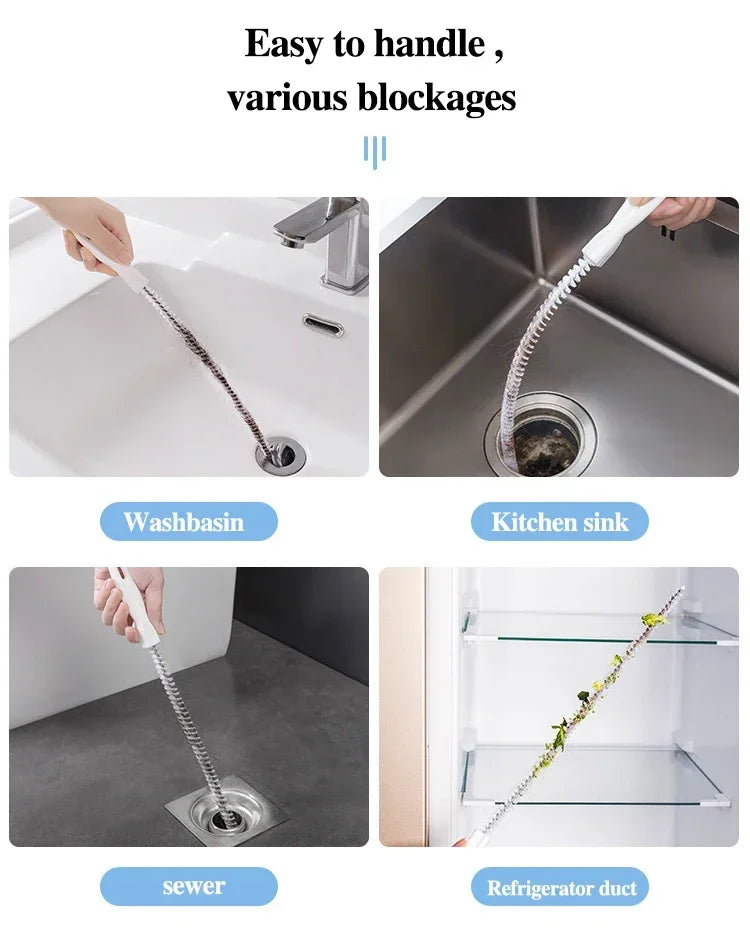 Lange afvoerreinigingsborstel