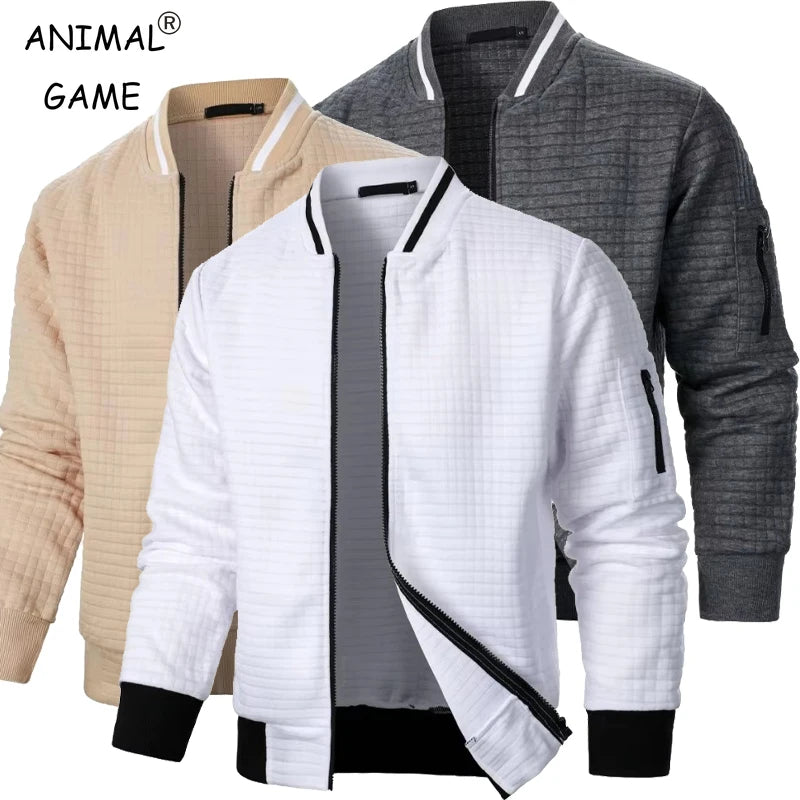 Baseball jacket met rits