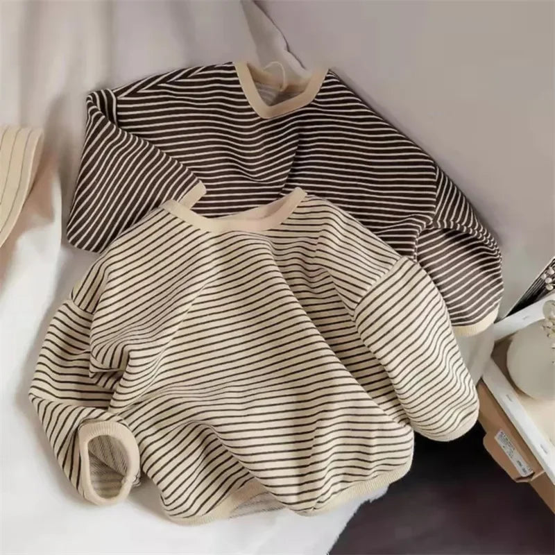 Gestreept kindershirt - afbeelding 2
