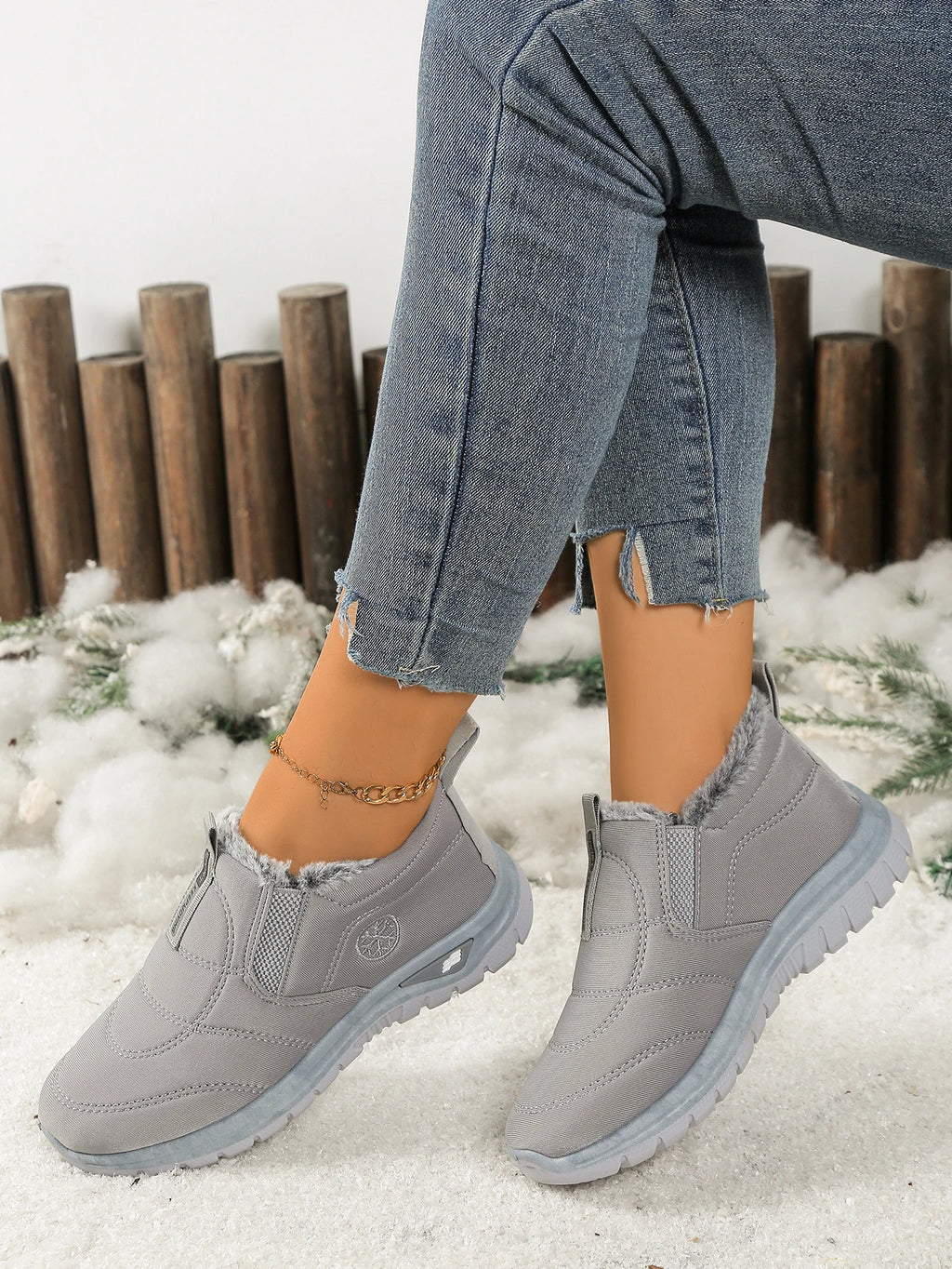 Gevoerde instapboots met fleece - afbeelding 18