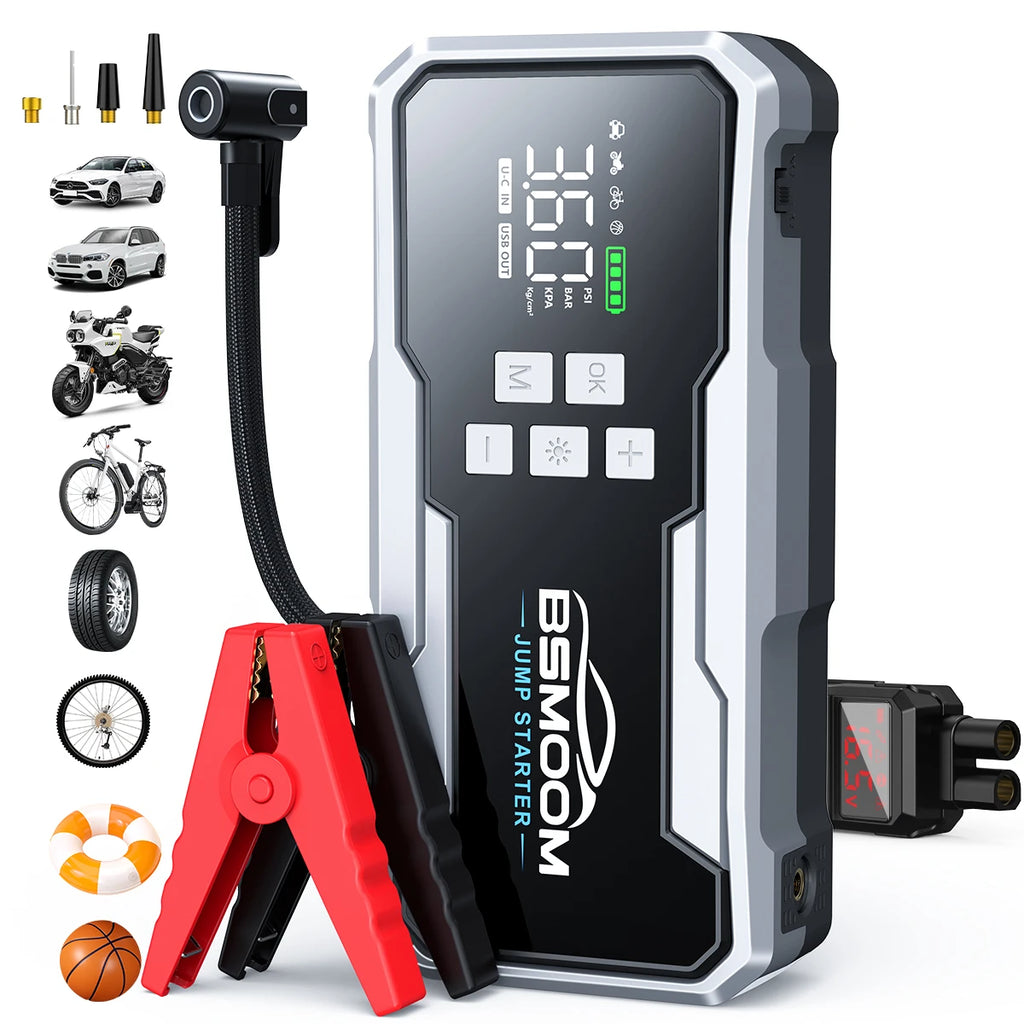 1500A Auto Jumpstarter met Powerbank