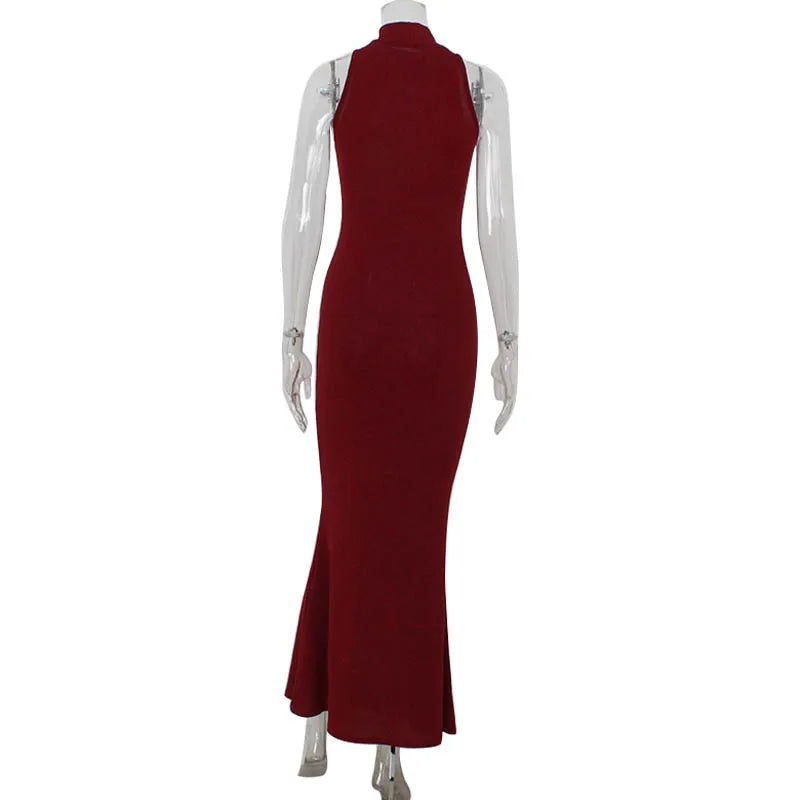Glitter-maxi-jurk met col - afbeelding 16