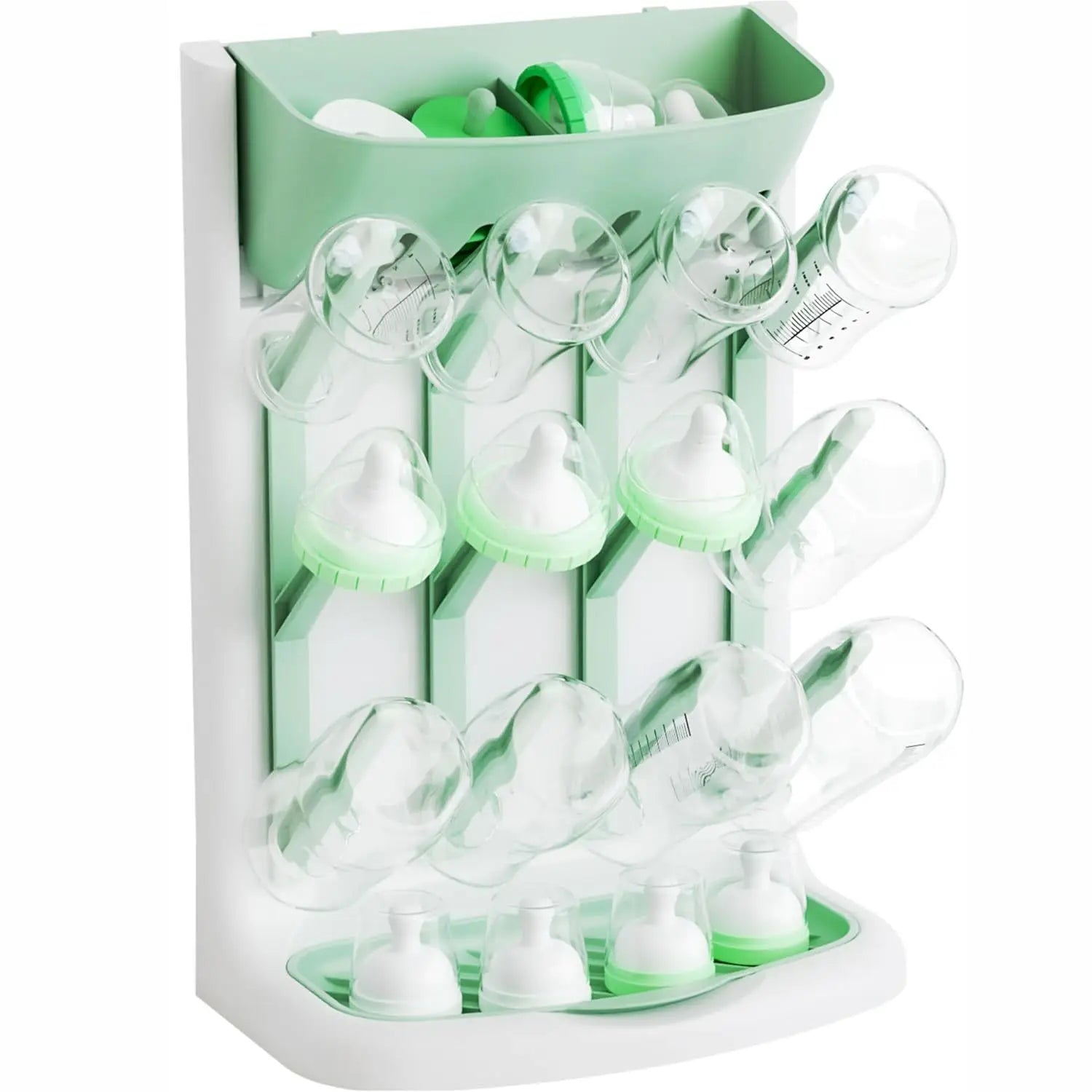 Verticale babyfles droogrek