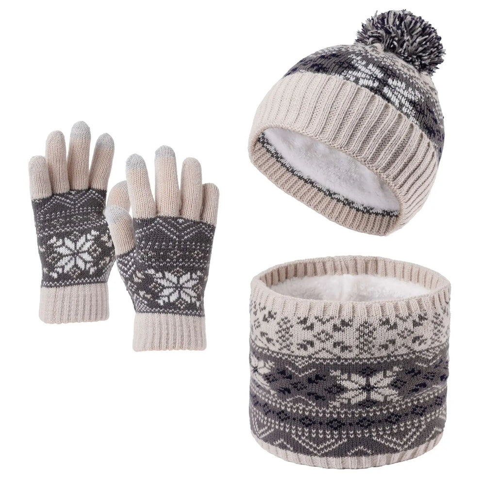 Kindermuts met col en handschoenen - afbeelding 5
