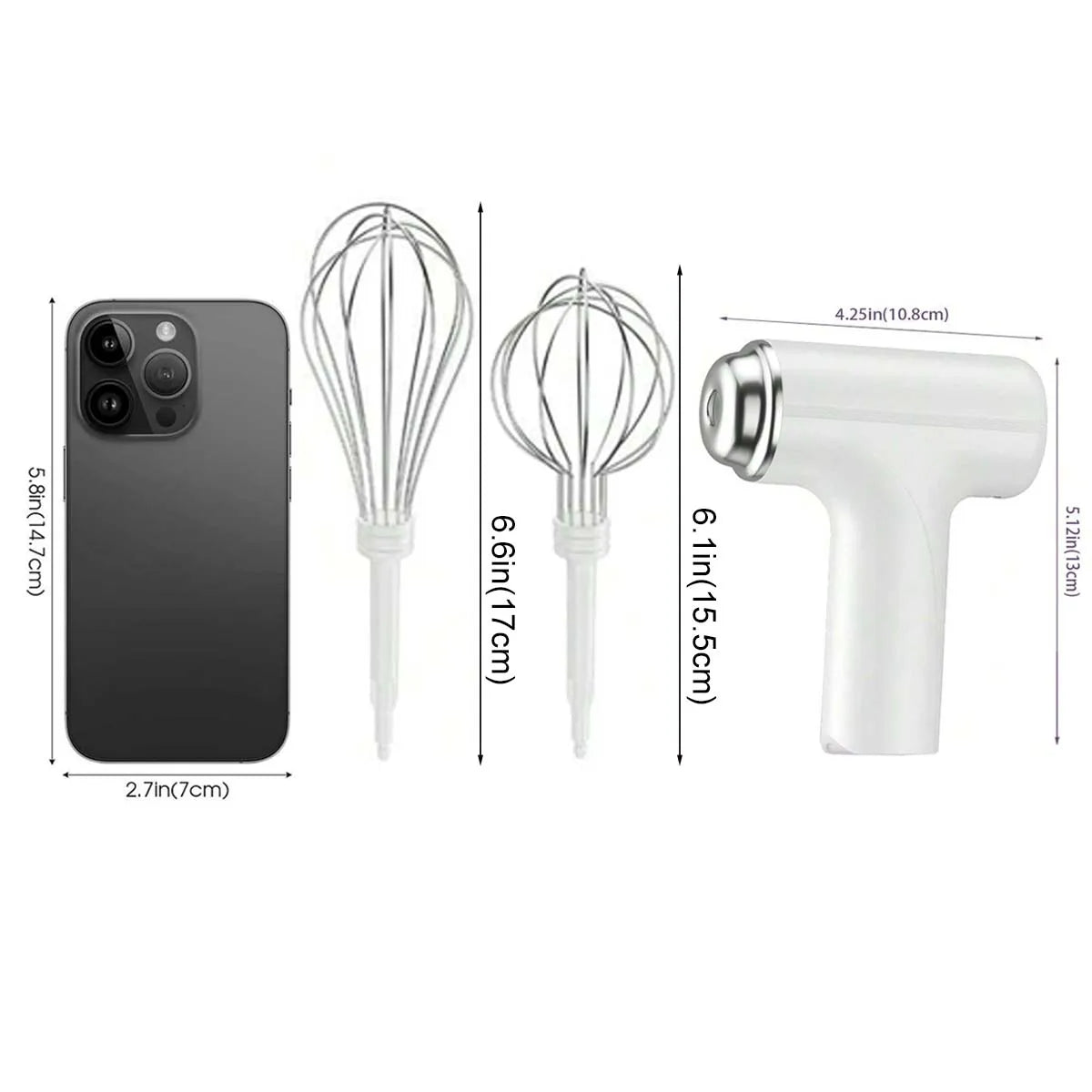 Draadloze elektrische handmixer