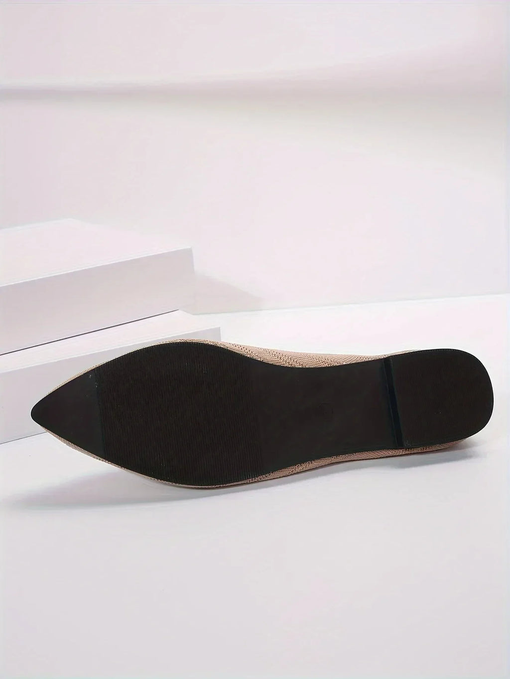 Gebreide spitse ballerina's - afbeelding 8