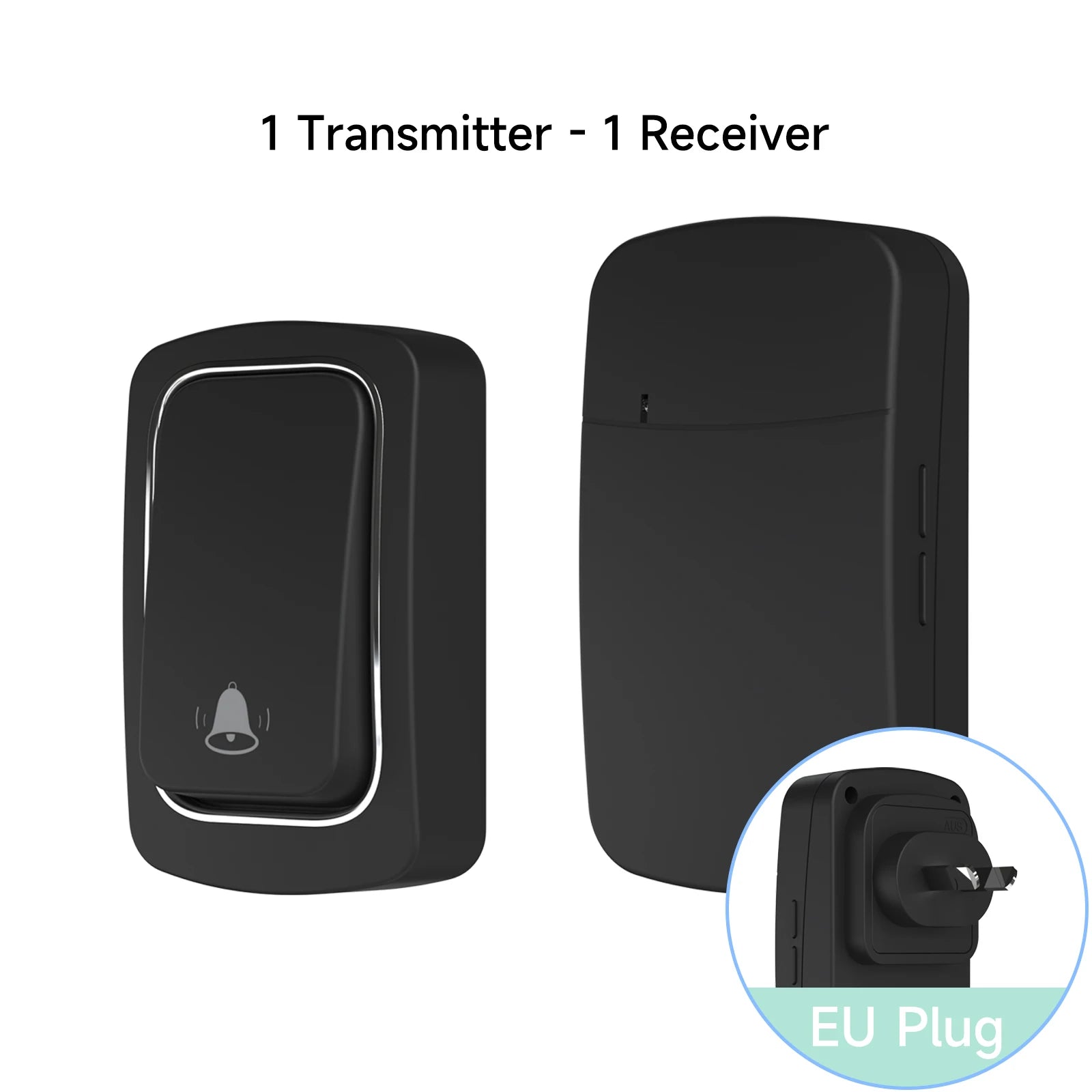 Draadloze deurbel zonder batterij, waterdicht
