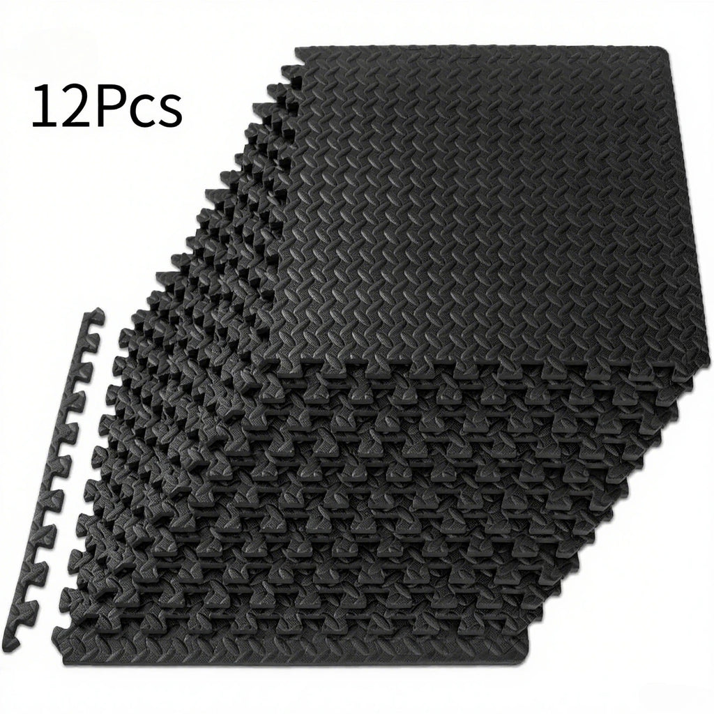 12-delige EVA puzzel fitnessmat set