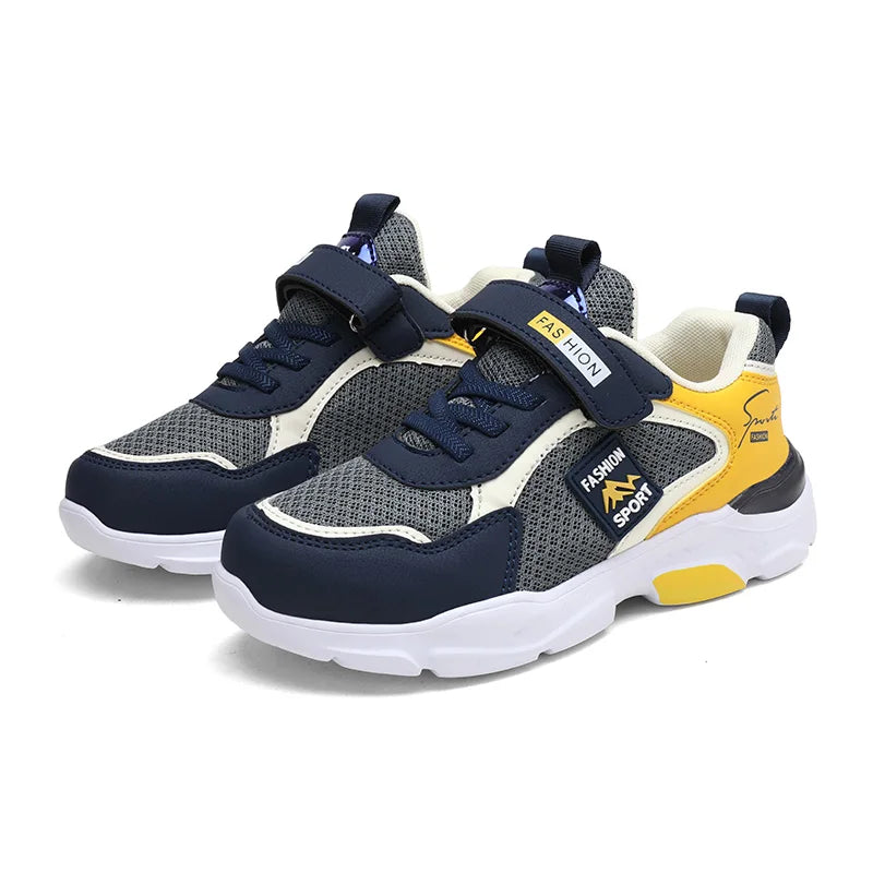 Sportieve kindersneakers met klittenband - afbeelding 6
