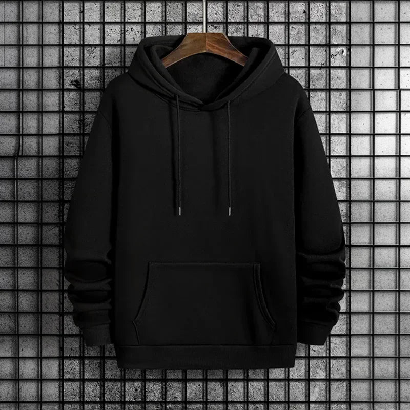 Effen joggingpak met hoodie - afbeelding 18