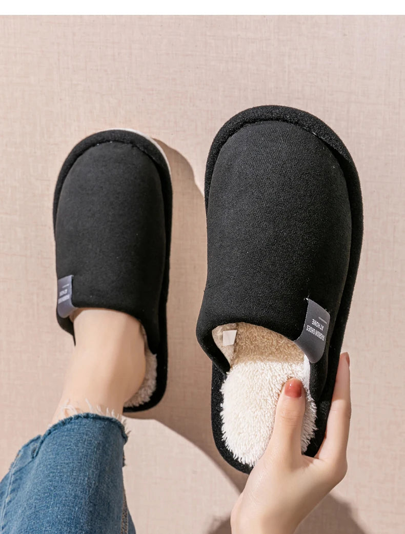 Pluche pantoffels van suèdelook - afbeelding 8