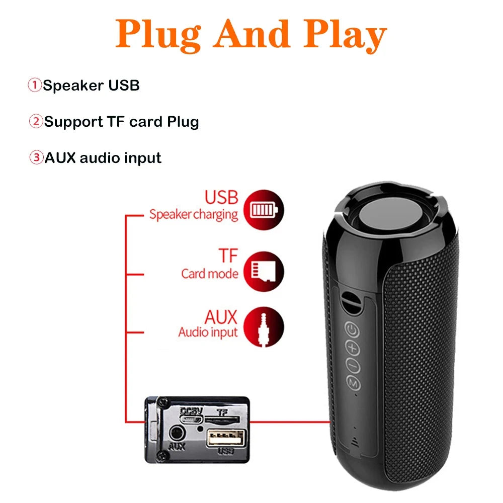 Draagbare Bluetooth Speaker met Diepe Bas