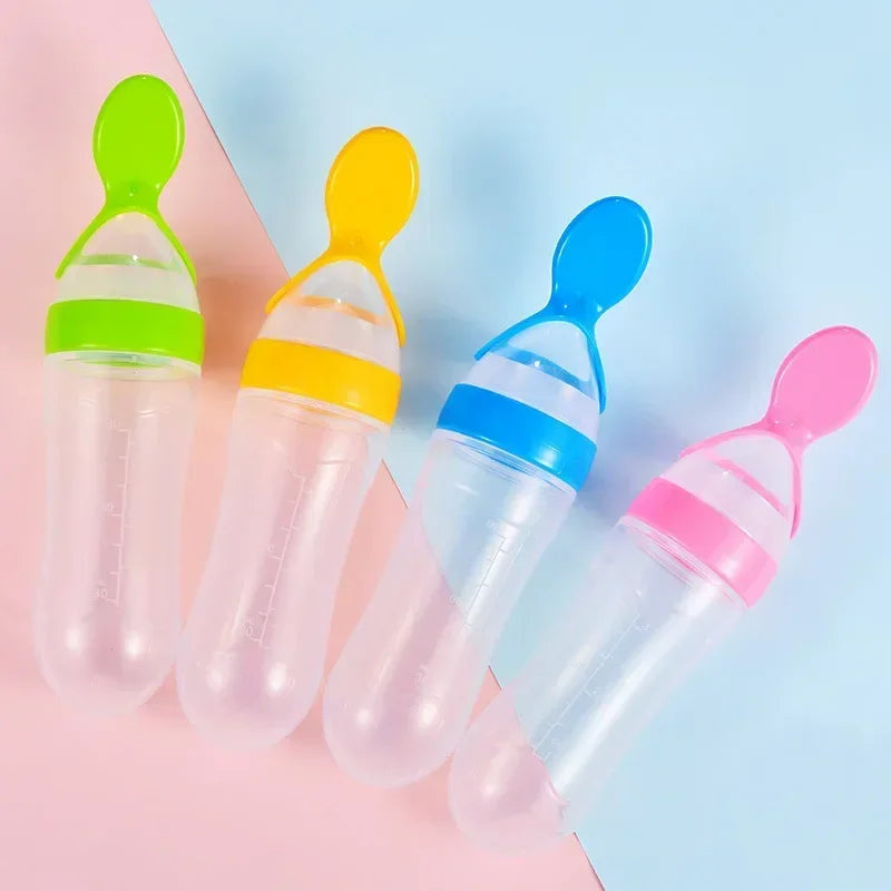 BPA-vrije voedingsfles met lepel
