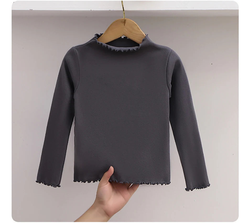 Meisjesshirt met ruchekraag - afbeelding 7