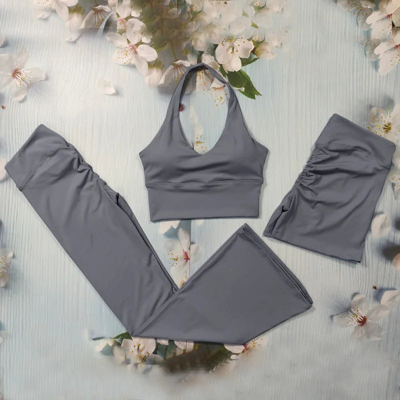 Yogaset met flared legging - afbeelding 40