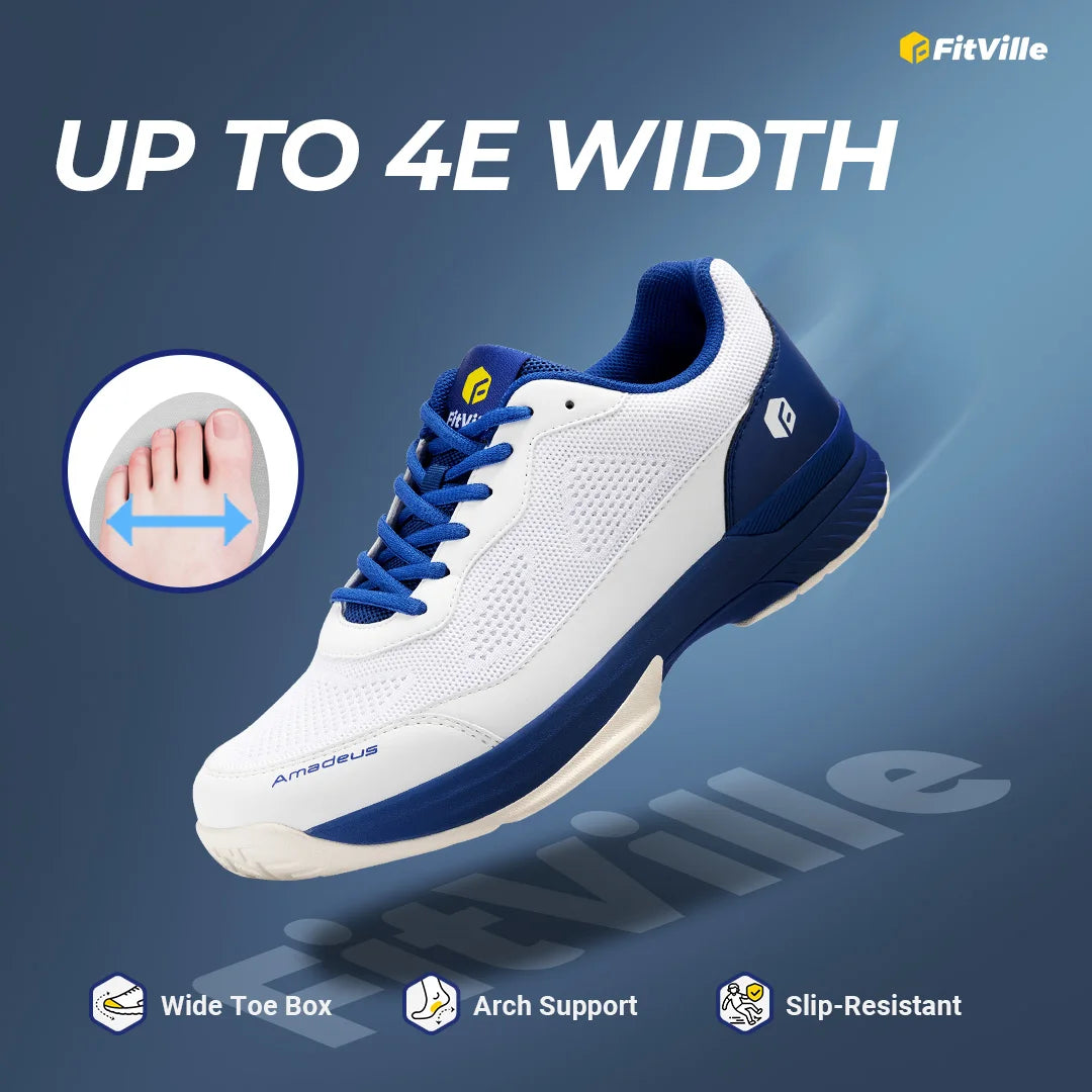 Extra brede sportschoenen voor heren (FitVille)
