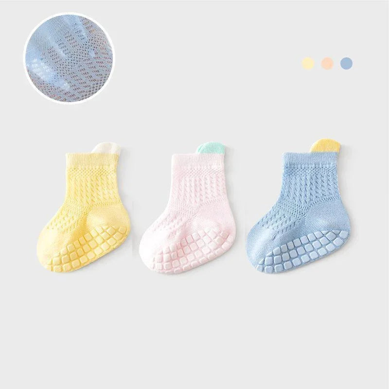 Ademende babysokken (set van 3)