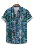Hawaïhemd met paisleyprint