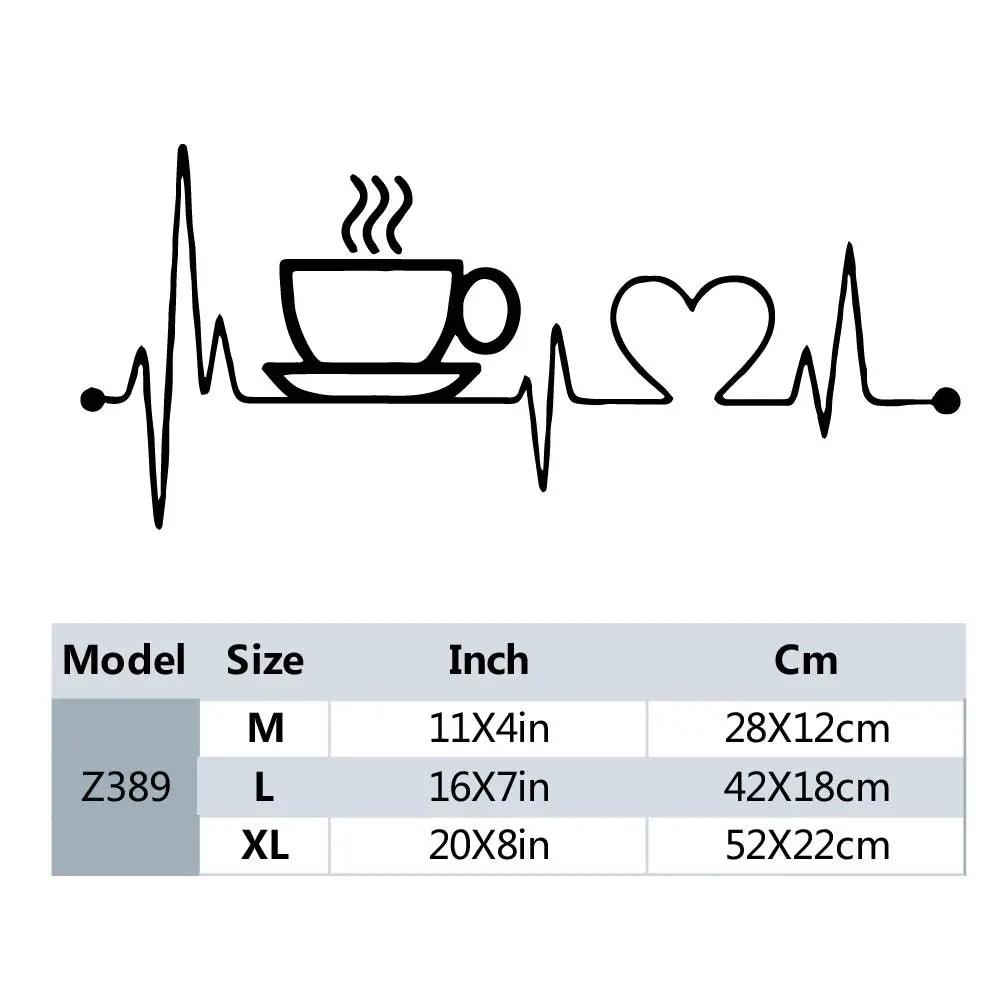 Koffiekop muursticker