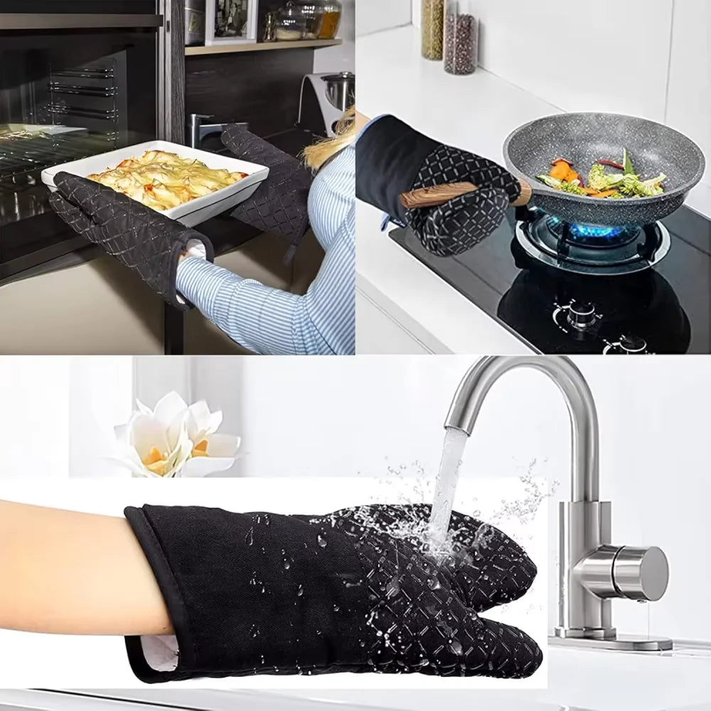 Hittebestendige katoenen ovenhandschoenen