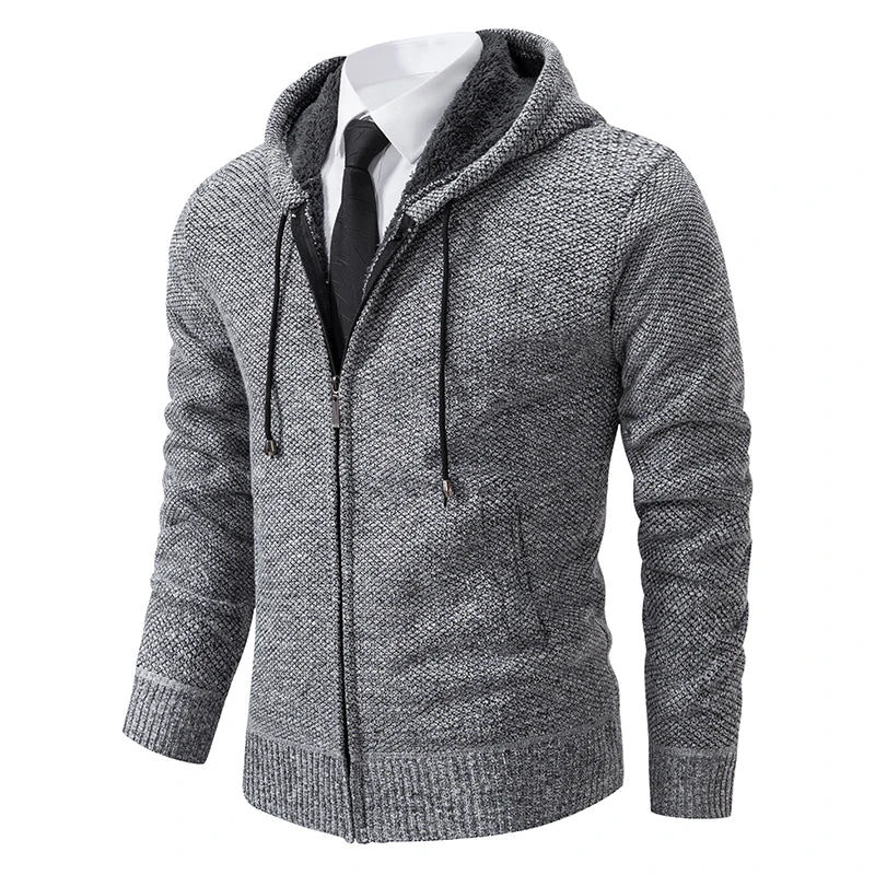 Gebreid herenvest met fleece - afbeelding 29