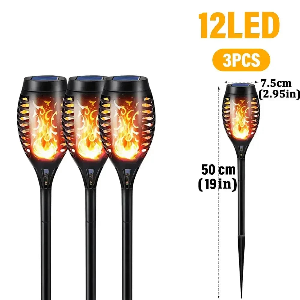 Solar fakkellampen voor de tuin