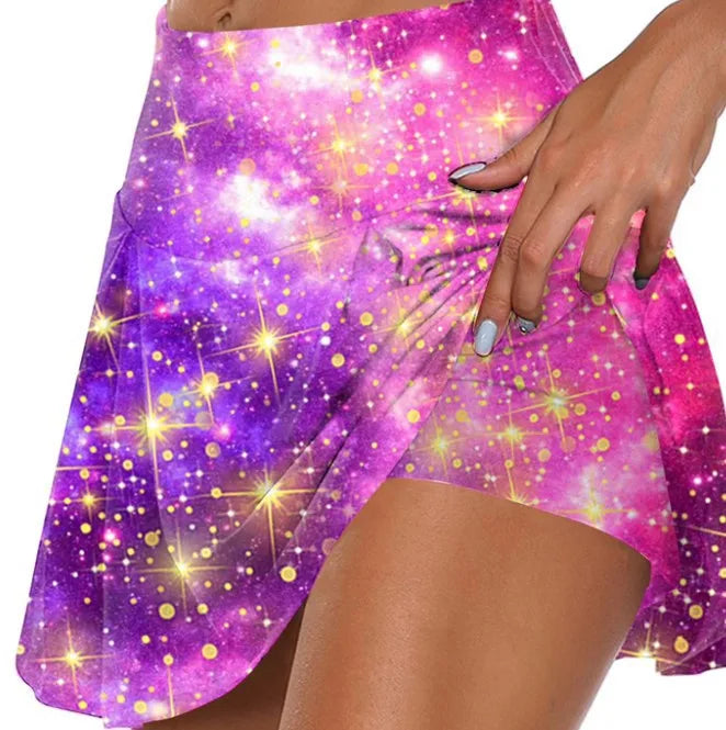 Modieuze damesrok met hoge taille en stijlvolle two-piece look