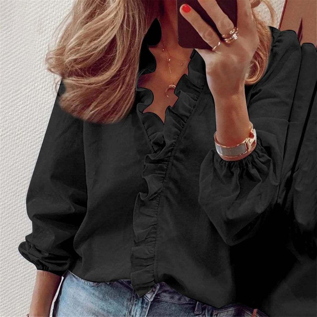 Blouse met ruches - afbeelding 5
