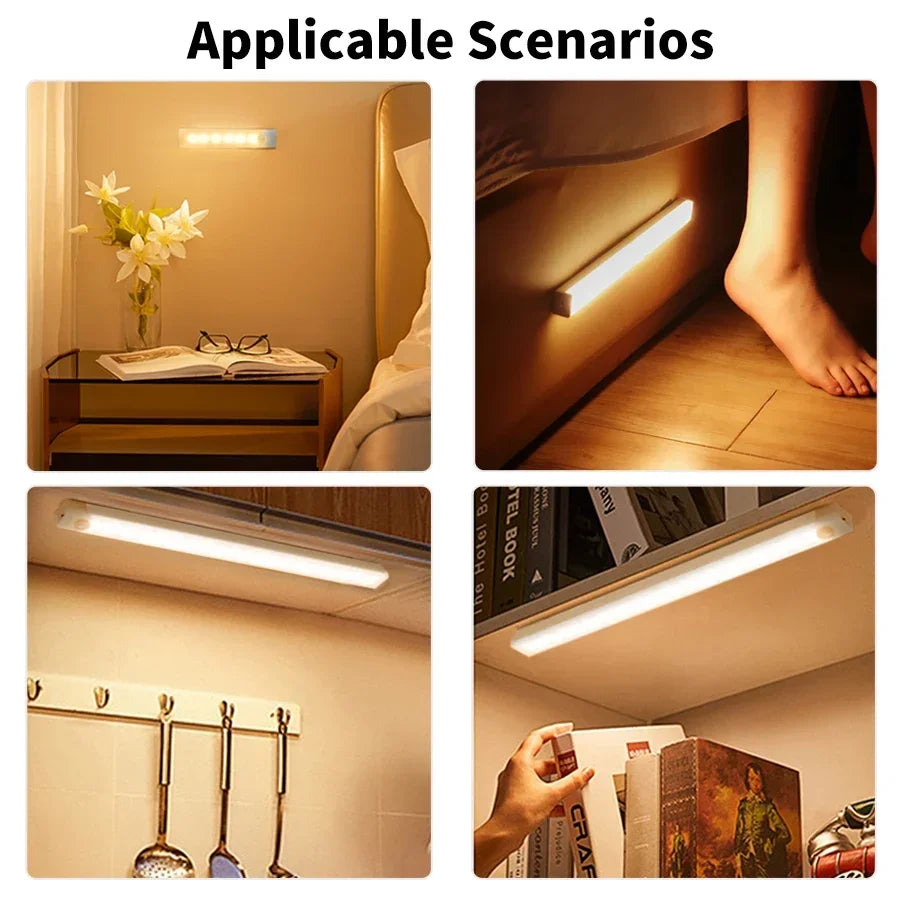 Oplaadbare LED kastverlichting met bewegingssensor