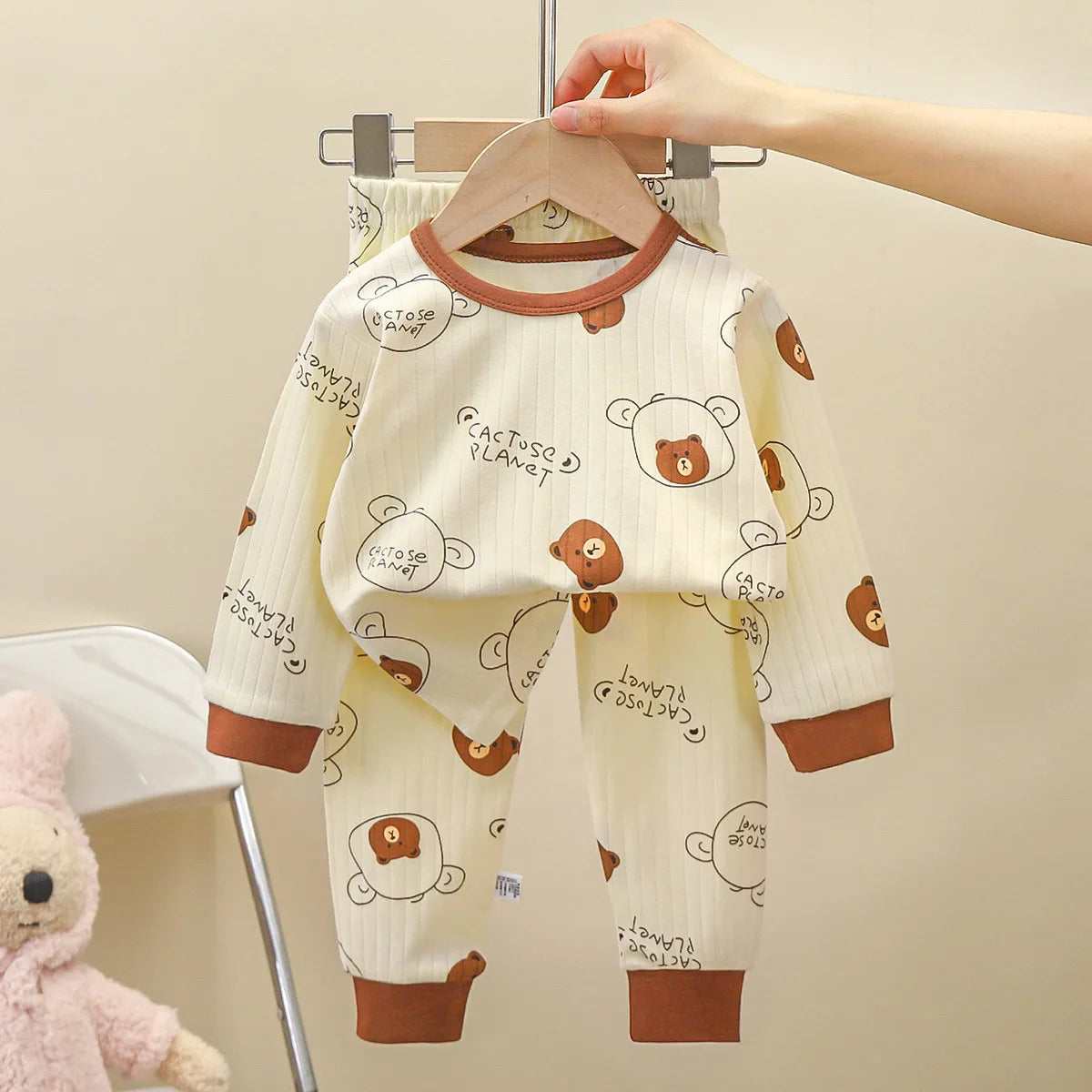 Kinderpyjama met print - afbeelding 3